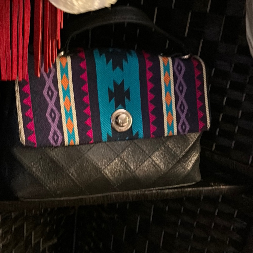 Handmade bags by Inca Indian QuisQuis Ecuador. Each bag unique one of a kind.